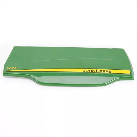 Trampilla izquierda de repuesto para cosechadora de juguete John Deere T670i de Bruder a escala 1:16.