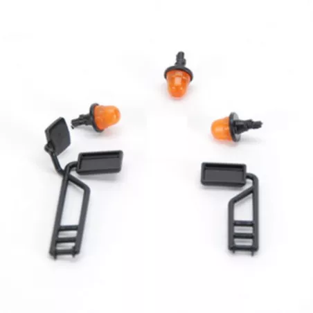 Espejos con luces para cosechadora John Deere T670i Bruder escala 1:16