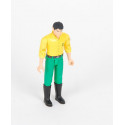Figura articulada John Deere de Bruder a escala 1:16 para tractores y granjas de juguete.