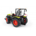 Tractor de juguete Claas Xerion 5000 de Bruder a escala 1:16 con cabina giratoria y neumáticos perfilados.