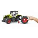 Tractor de juguete Claas Axion 950 de Bruder a escala 1:16 con capó y puertas practicables.
