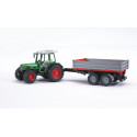 Tractor Fendt 209 S con remolque - Escala 1:16