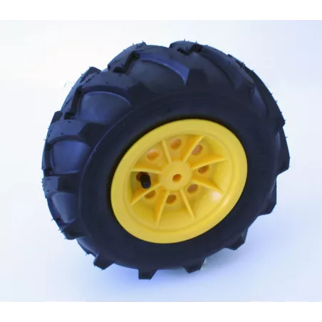 Neumático izquierdo de repuesto original de 5 pulgadas 260-95 para vehículos de juguete Rolly Toys.