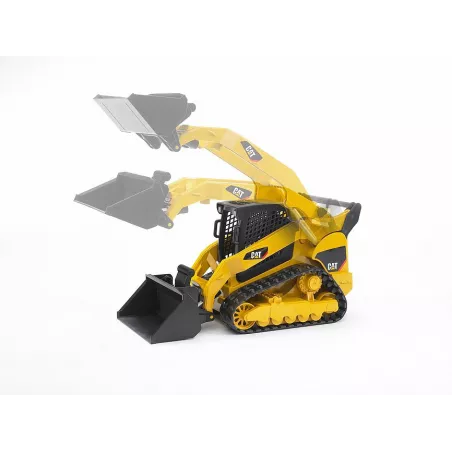 Juguete Caterpillar Delta oruga escala 1:16 Bruder con pala ajustable y orugas flexibles