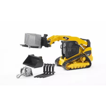 Juguete Caterpillar Delta oruga escala 1:16 Bruder con pala ajustable y orugas flexibles
