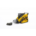 Juguete Caterpillar Delta oruga escala 1:16 Bruder con pala ajustable y orugas flexibles