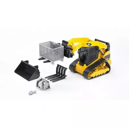 Juguete Caterpillar Delta oruga escala 1:16 Bruder con pala ajustable y orugas flexibles