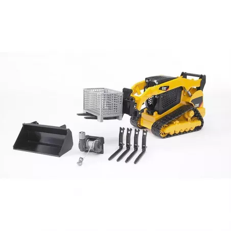 Juguete Caterpillar Delta oruga escala 1:16 Bruder con pala ajustable y orugas flexibles