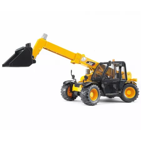Cargadora telescópica Caterpillar de juguete Bruder a escala 1:16