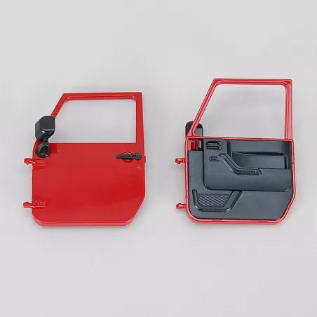 Puertas de conductor y pasajero para Jeep Wrangler de juguete Bruder a escala 1:16.