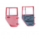 Puertas traseras de repuesto izquierda y derecha para Jeep Wrangler Bruder a escala 1:16.