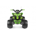 Quad eléctrico infantil Corral T-Rex 330W de Peg Perego con batería de 12V para niños a partir de 3 años.