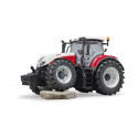 Tractor de juguete Steyr 6300 Terrus CVT de Bruder a escala 1:16 con capó y puertas practicables.