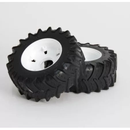Ruedas traseras de repuesto para tractores de juguete Bruder Steyr y New Holland