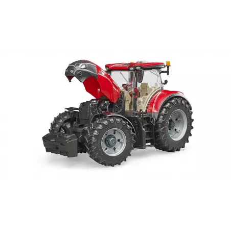Tractor de juguete Case Optum 300 CVX de Bruder a escala 1:16 con puertas y capó practicables.