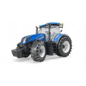 Tractor de juguete New Holland T7.315 a escala 1:16 con puertas y capó abribles