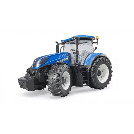 Tractor de juguete New Holland T7.315 a escala 1:16 con puertas y capó abribles