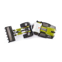 Juguete de cargadora de ruedas Claas Torion 1914 a escala 1:50 con pala móvil y cargador frontal elevable.