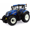 Tractor de metal New Holland T5.130 a escala 1:32, réplica detallada para coleccionistas agrícolas.