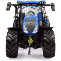 Tractor de metal New Holland T5.130 a escala 1:32, réplica detallada para coleccionistas agrícolas.