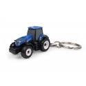 Réplica a escala en metal del tractor New Holland T8.350 de Universal Hobbies para coleccionistas.