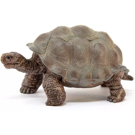 Figura de juguete de tortuga gigante Schleich pintada a mano para coleccionistas y niños