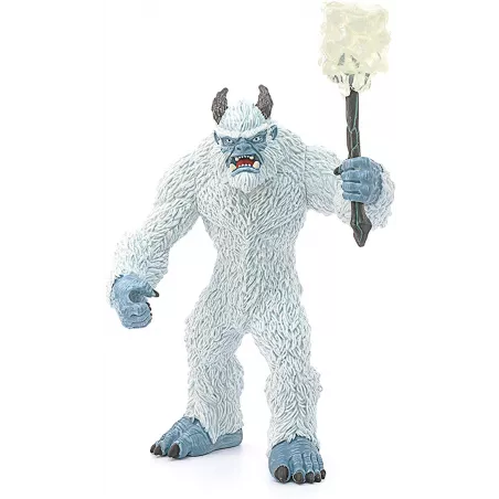 Figura de Monstruo de Hielo con arma y martillo de Schleich Eldrador, juguete coleccionable.