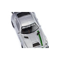 Miniatura de juguete Mercedes-AMG GT4 fabricada en metal y plástico resistente.