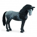 Figura realista de yegua Pura Raza Española Schleich con crines onduladas de juguete.