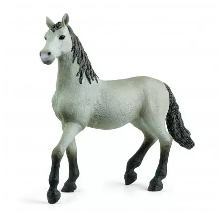 Figura de juguete de potro Pura Raza Española marca Schleich, detallada y realista para juego ecuestre.