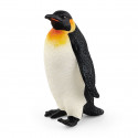 Figura de juguete de pingüino emperador Schleich detallada para niños.