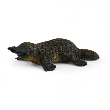 Figura realista de ornitorrinco de Schleich, juguete educativo detallado de la fauna australiana.