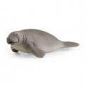 Figura realista de vaquita marina de Schleich, juguete educativo para niños sobre mamíferos marinos.
