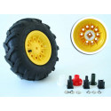 Rueda izquierda neumática de 6 pulgadas 310-95 para vehículos Rolly Toys