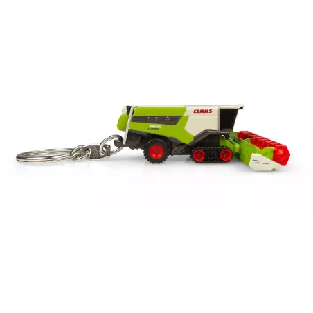 Miniatura de cosechadora Claas Lexion 8900 Terra Trac de Universal Hobbies con orugas y detalles de metal.
