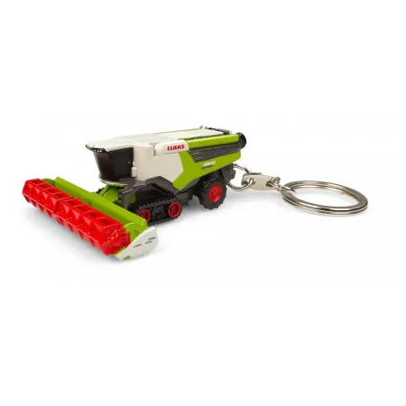 Miniatura de cosechadora Claas Lexion 8900 Terra Trac de Universal Hobbies con orugas y detalles de metal.