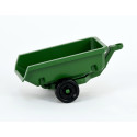 Remolque Bruder de juguete escala 1:16 para tractor cortacésped infantil, diseño resistente y realista.