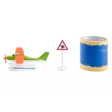 Hidroavión con cinta | Set de juego aéreo escala 1:87