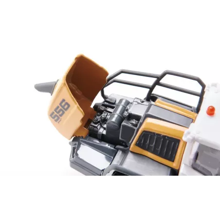 Maqueta a escala 1:50 de la cargadora de ruedas Liebherr L 566 en metal y plástico.