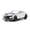 Coche de juguete Chevrolet Camaro en miniatura de metal y plástico con detalles realistas