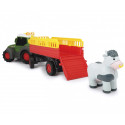 Tractor de juguete Fendt de 30 cm con remolque para animales y figura de vaca