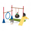 Set de juego Diversión canina de Schleich con figuras de perros en miniatura detalladas para niños.