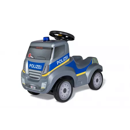 Camión de policía de juguete con ruedas de goma para niños de 1,5 a 4 años