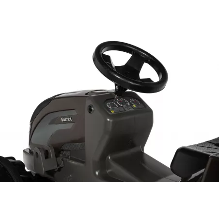 Tractor a pedales infantil Rolly Farmtrac Premium Valtra con asiento ajustable para juegos al aire libre.