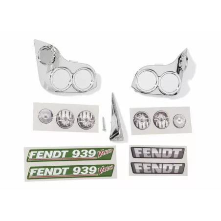 Kit de montaje oficial Rolly Toys con repuestos y calcomanías para tractor a pedales Fendt 939.