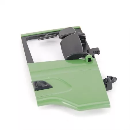 Puerta derecha verde para camión de juguete Scania Bruder escala 1:16.