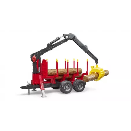 Remolque con grua Forestal - Escala 1:16