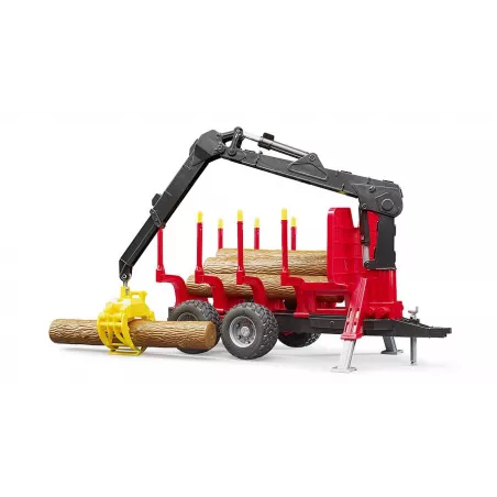 Remolque con grua Forestal - Escala 1:16