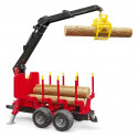 Remolque con grua Forestal - Escala 1:16