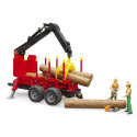 Remolque con grua Forestal - Escala 1:16